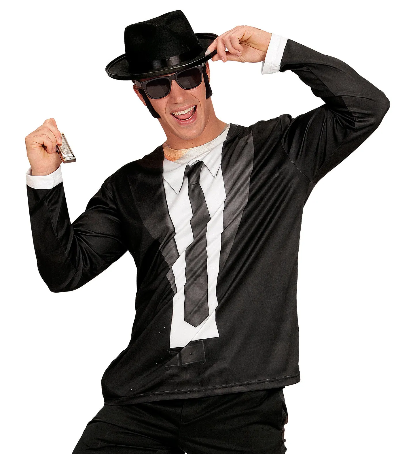 3D Blues Brother shirt man
