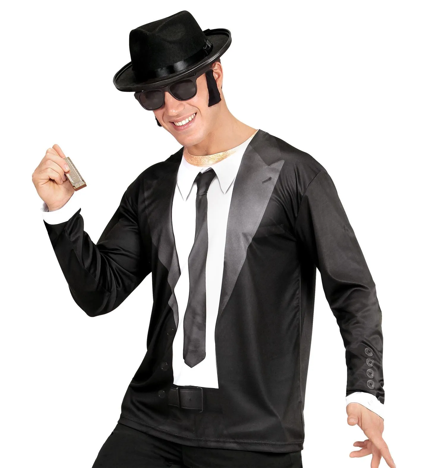 3D Blues Brother shirt man