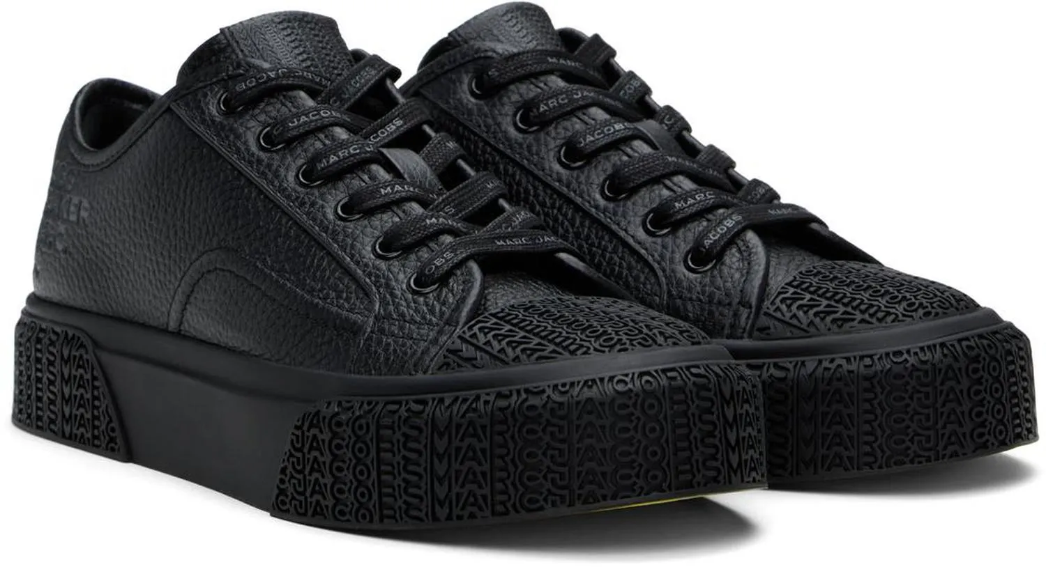 Black 'The Leather' Sneakers