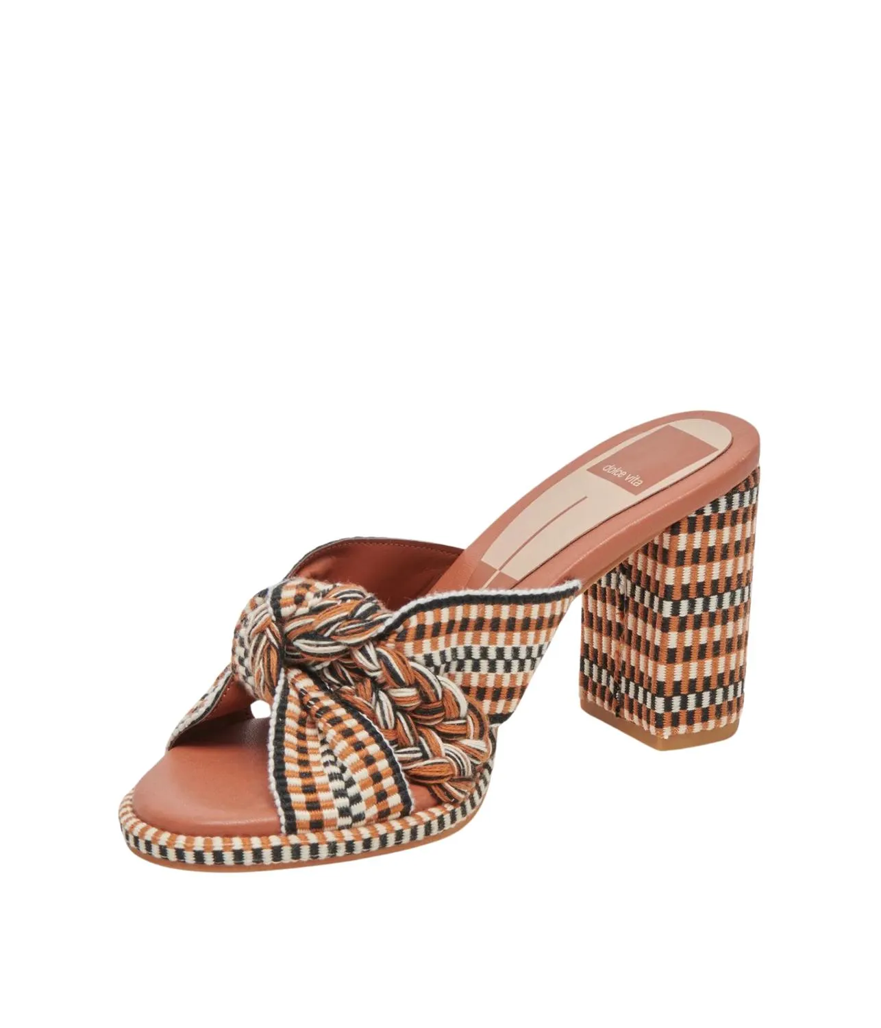 Brilah Woven Heeled Sandals