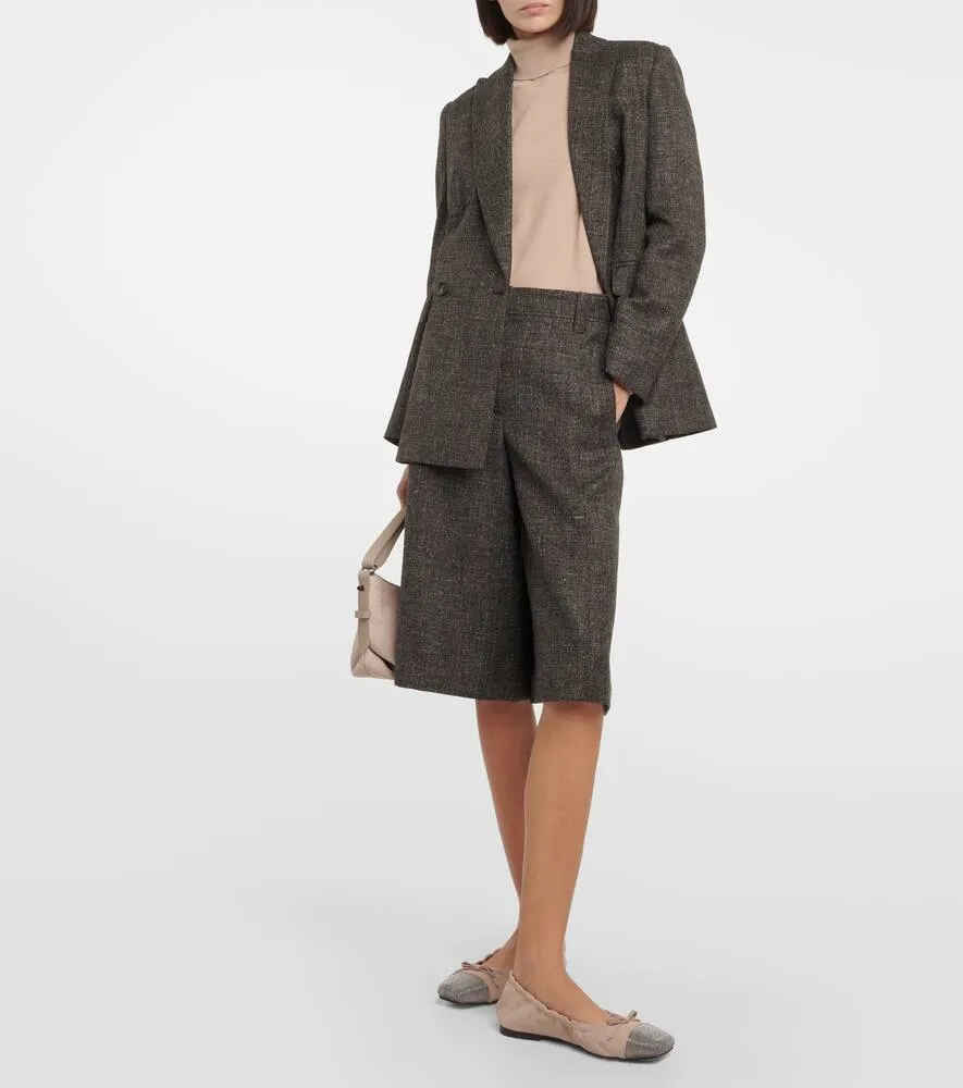 Brunello Cucinelli Suede ballet flats