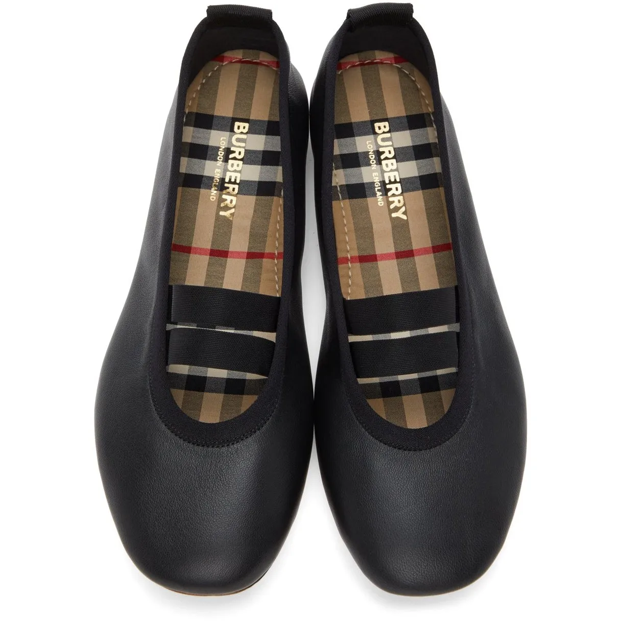 Burberry Black Grace Ballerina Flats