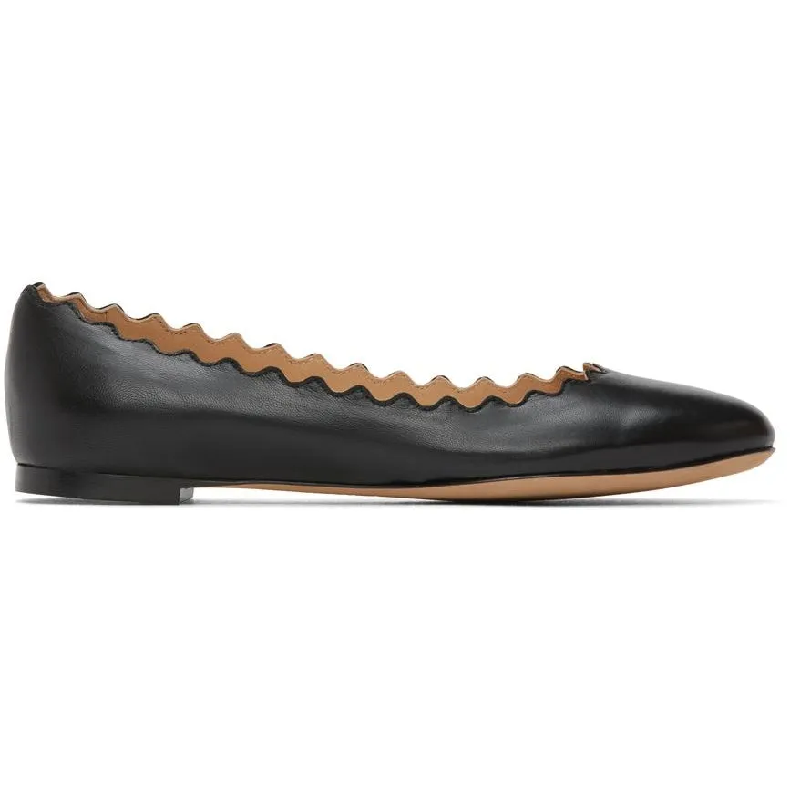 ChloÃ© Black Lauren Ballerina Flats