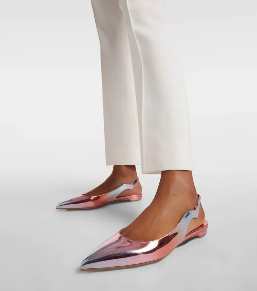 Christian Louboutin Hot Chickita Sling leather slingback flats
