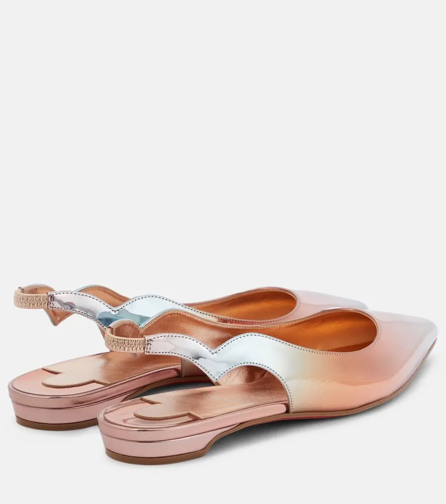 Christian Louboutin Hot Chickita Sling leather slingback flats