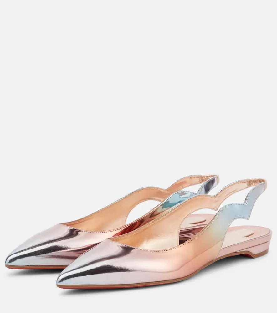 Christian Louboutin Hot Chickita Sling leather slingback flats