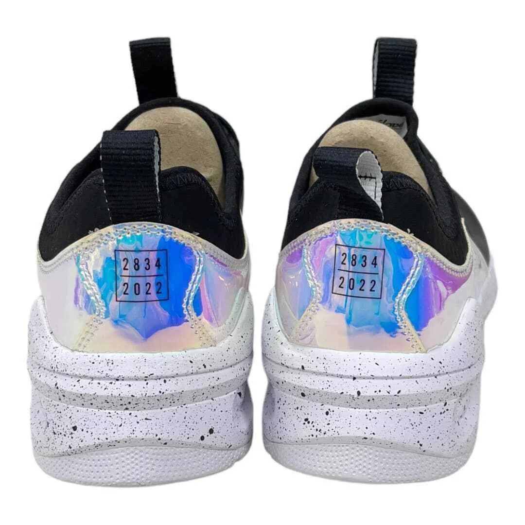 Clove Classic Shoes Sneakers Healthcare Nursing Black Holographic Limited Ed 7