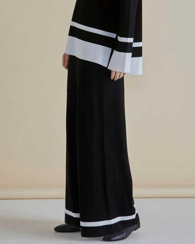 Delphine Knit Pant - Black