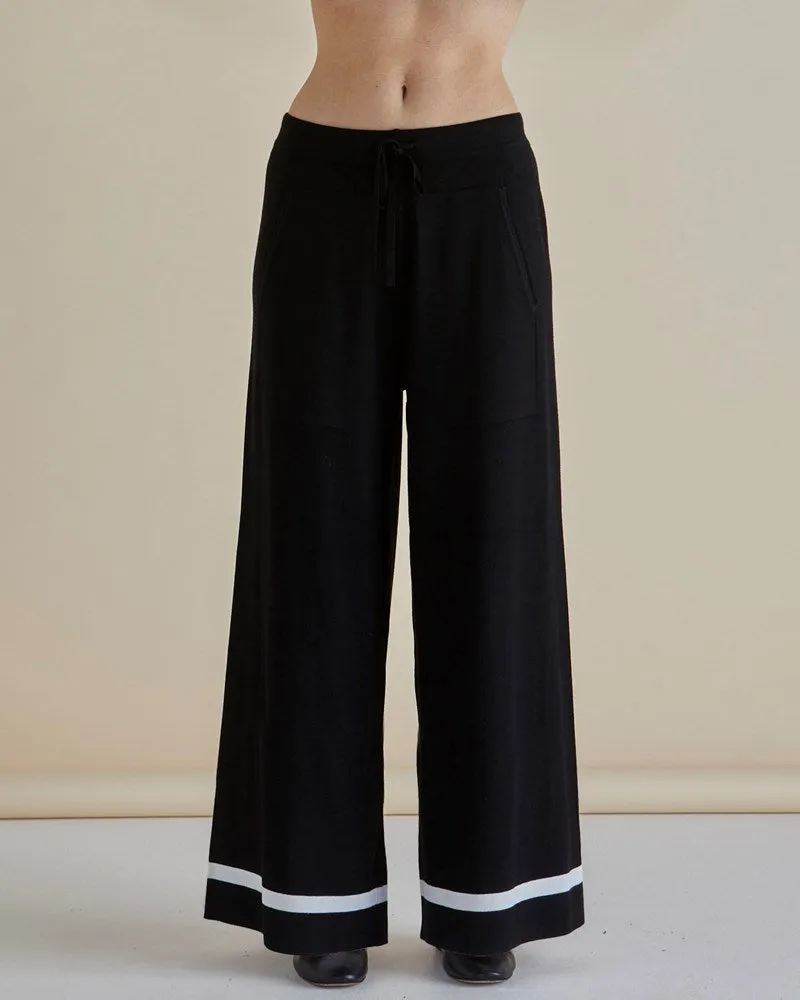 Delphine Knit Pant - Black