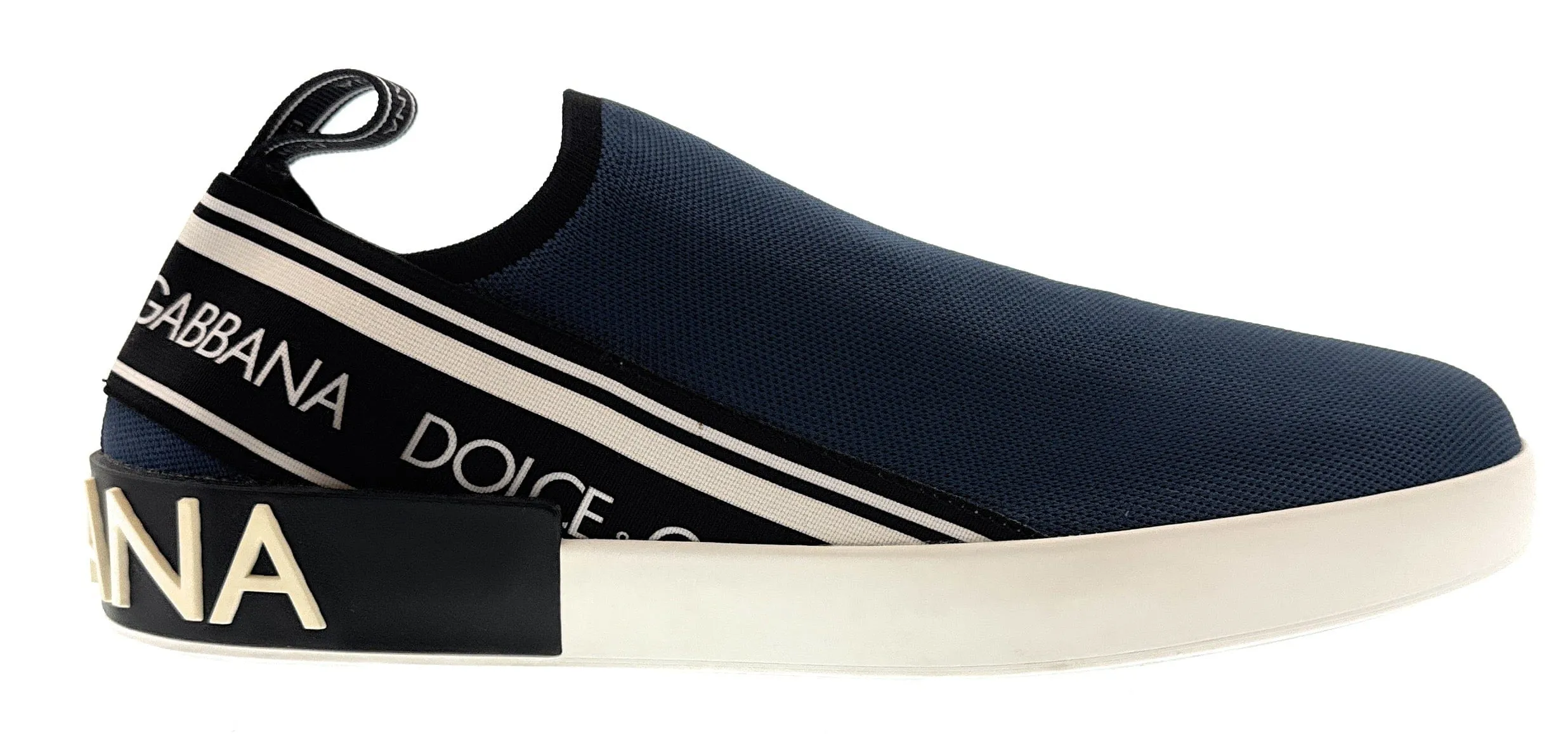 Dolce & Gabbana Gold Metallic Chunky Sneakers Logo Laces-EU35.5