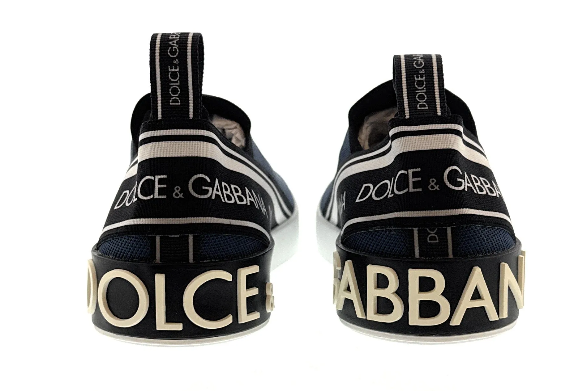 Dolce & Gabbana Gold Metallic Chunky Sneakers Logo Laces-EU35.5