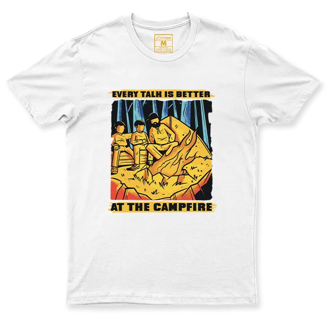 Drifit Shirt: Talk Better Campfire