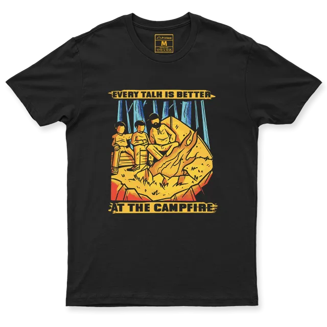 Drifit Shirt: Talk Better Campfire