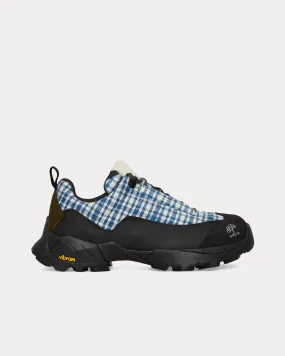 Katharina Off White / Blue Hiking Boots