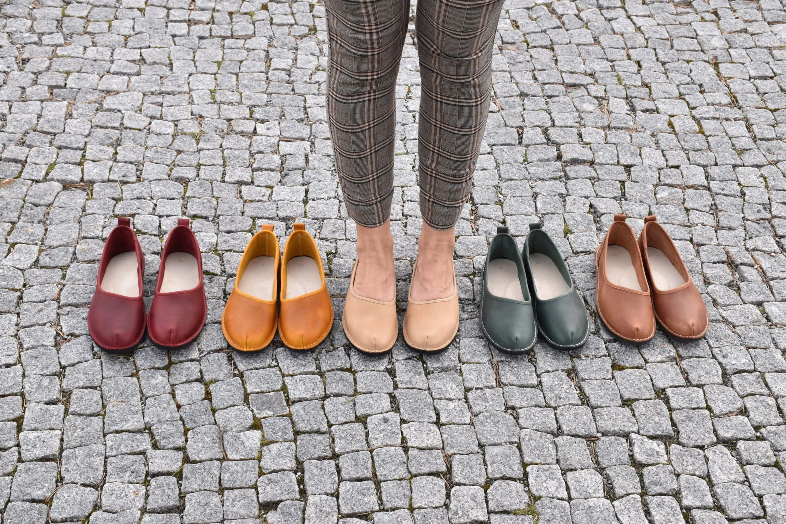 Kuutsid Leather Flats - Brown