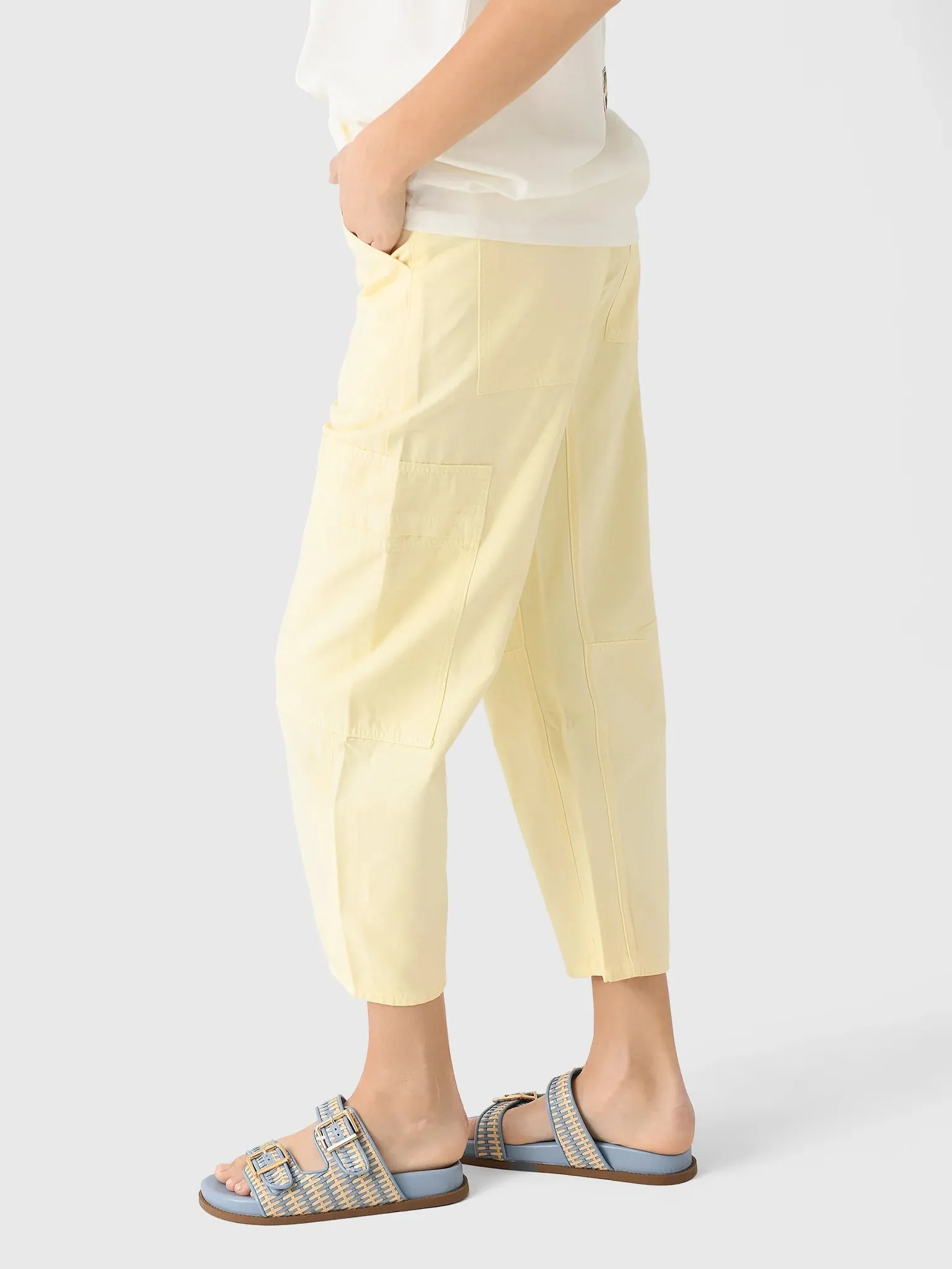 Marcelle Low Slung Cargo Sateen Napoli