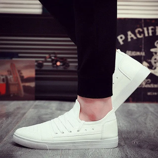 men's leather casual shoes