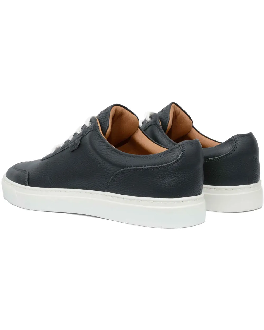 Nimble Leather Sneaker in Black