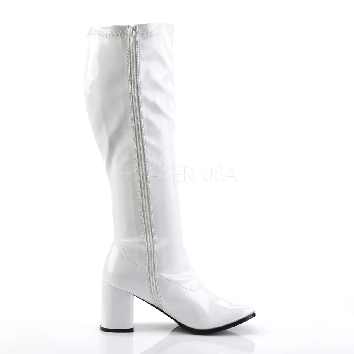 Plus Size Wide Calf GoGo Boots with 3-inch Heels GOGO-300WC
