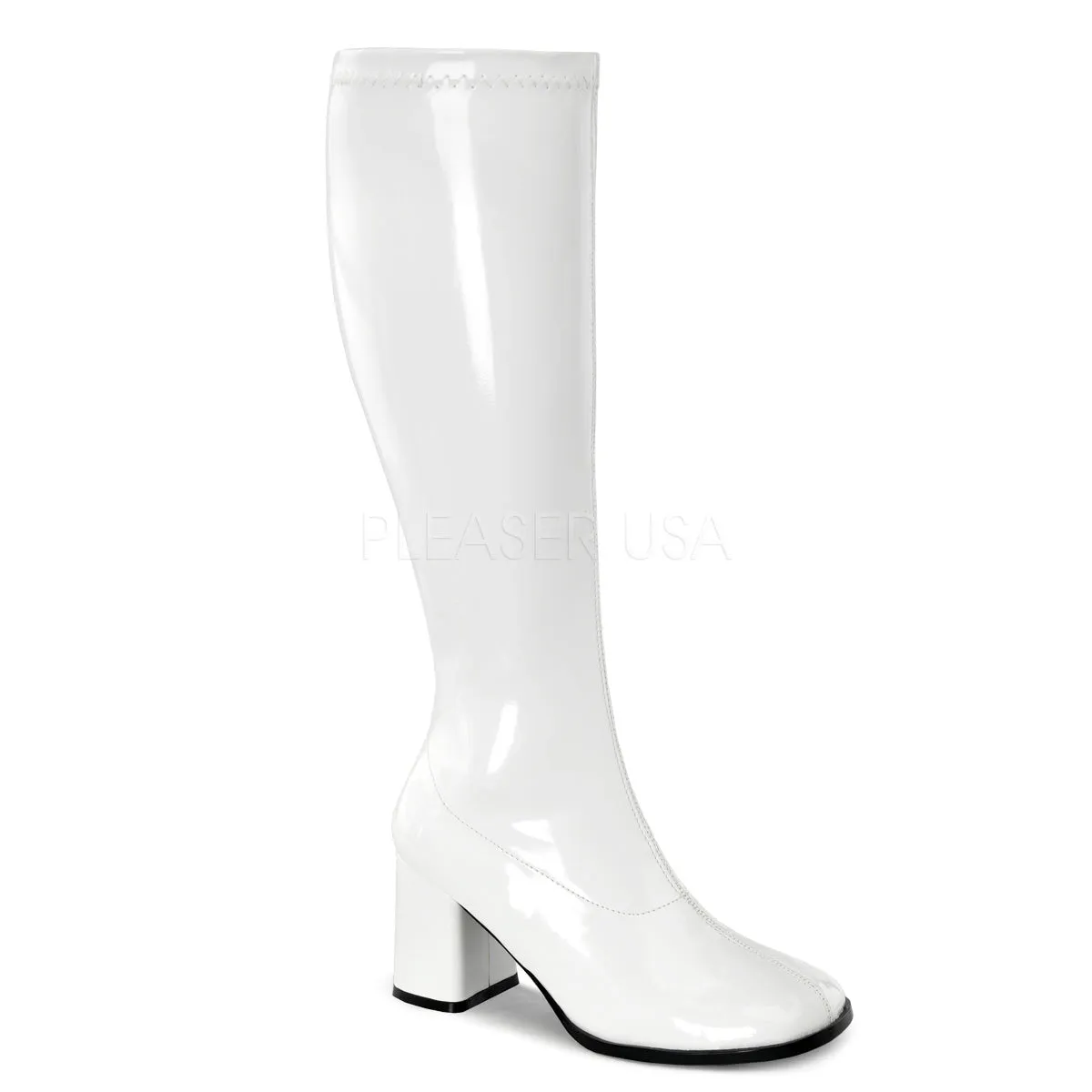Plus Size Wide Calf GoGo Boots with 3-inch Heels GOGO-300WC