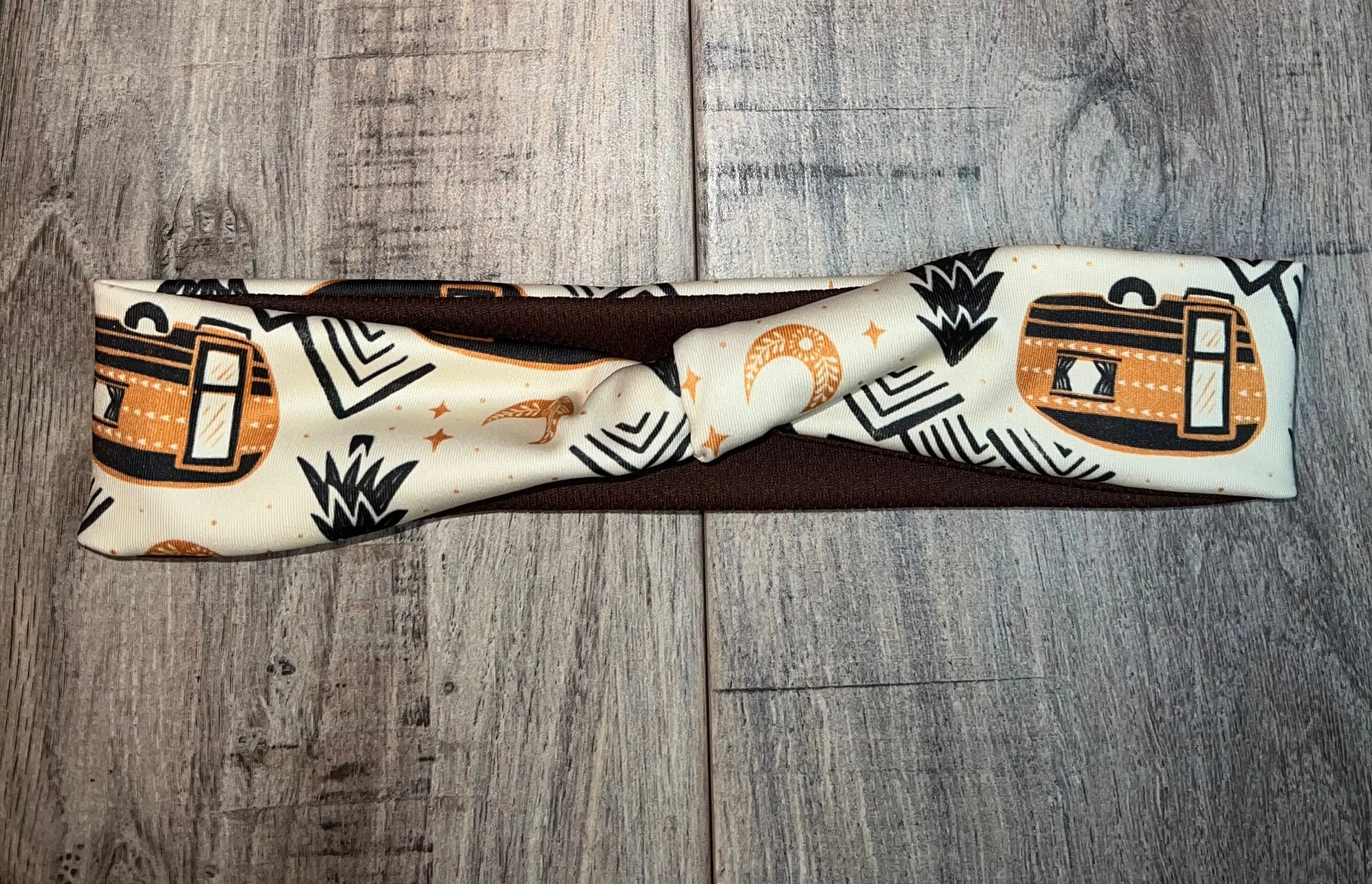 Retro Camper Hiking Van Headband