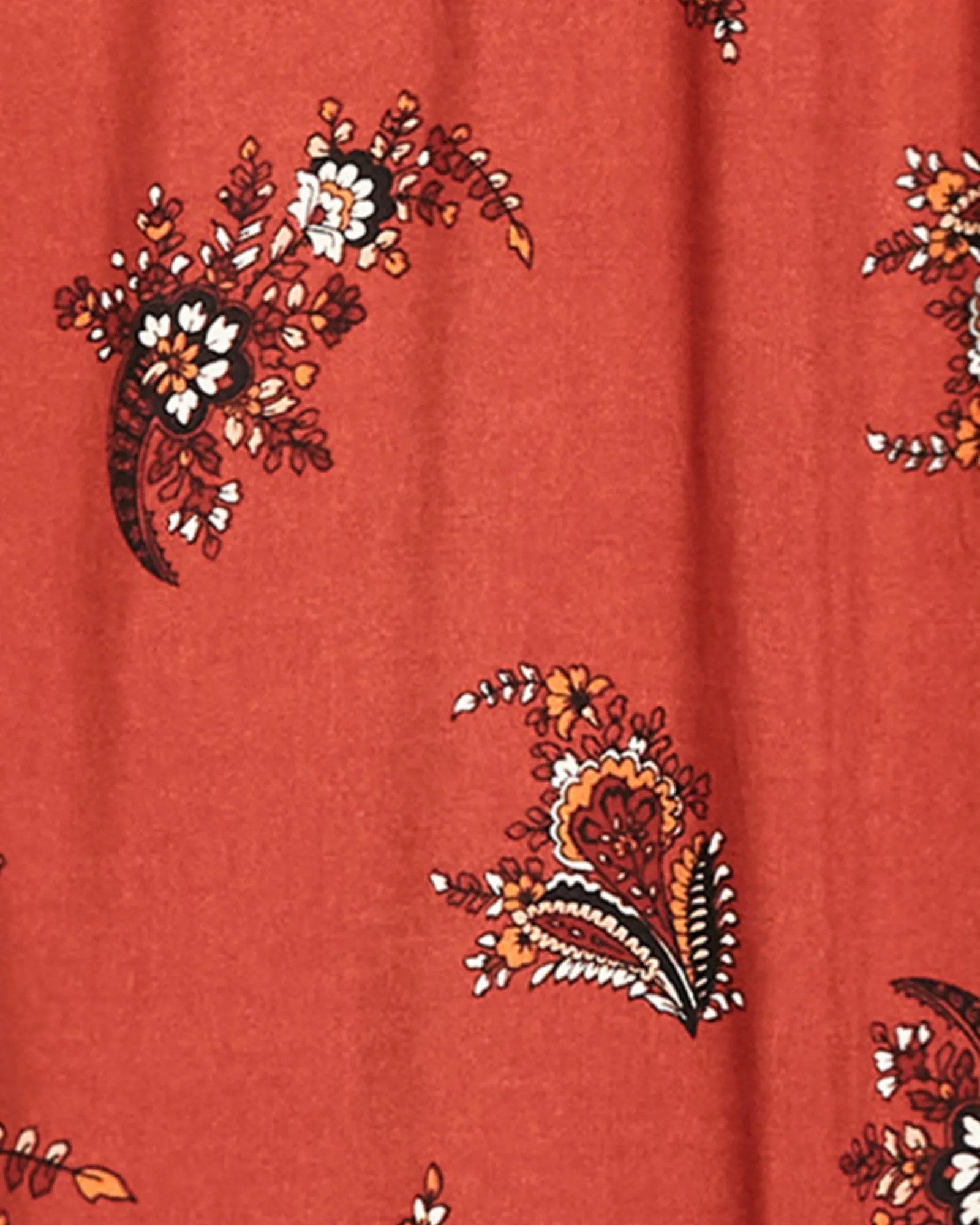 Summer Off The Shoulder Maxi Dress | Burnt Orange / Black