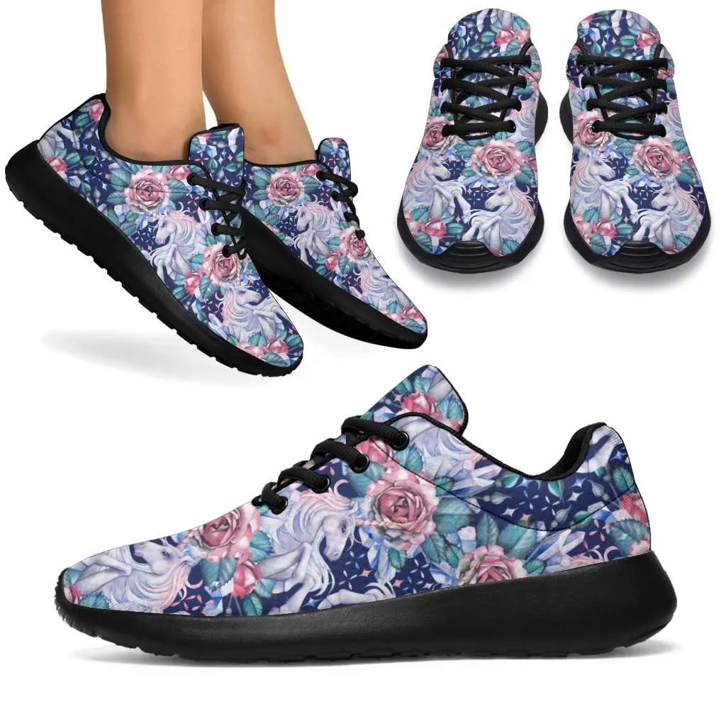 Unicorns and Roses Sport Sneakers