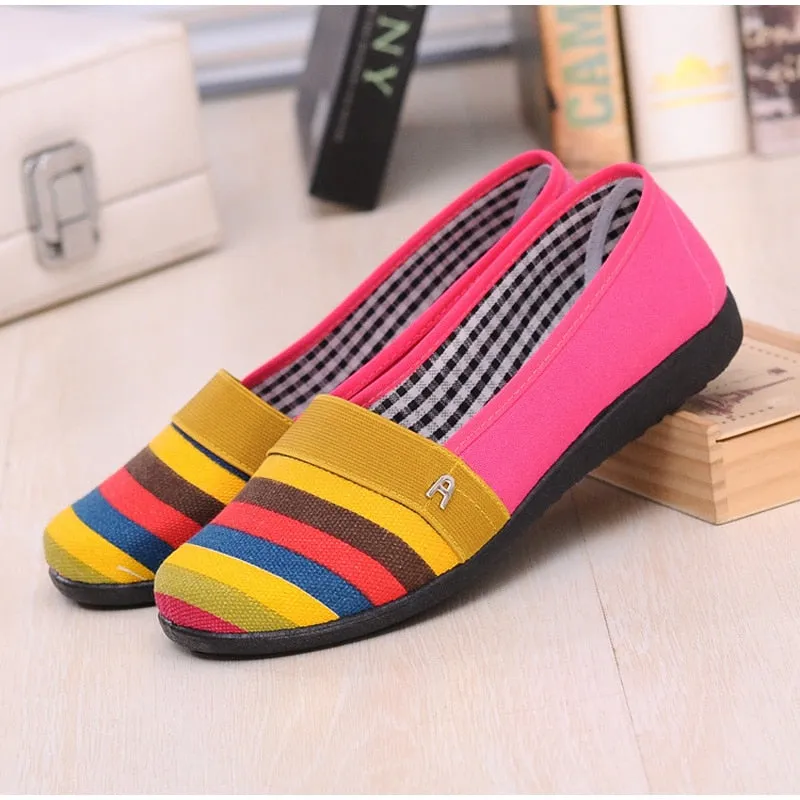 Women's Spring Casual Soft Cotton Flats