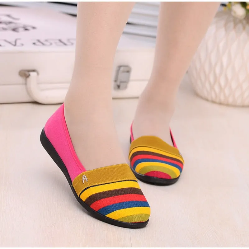 Women's Spring Casual Soft Cotton Flats