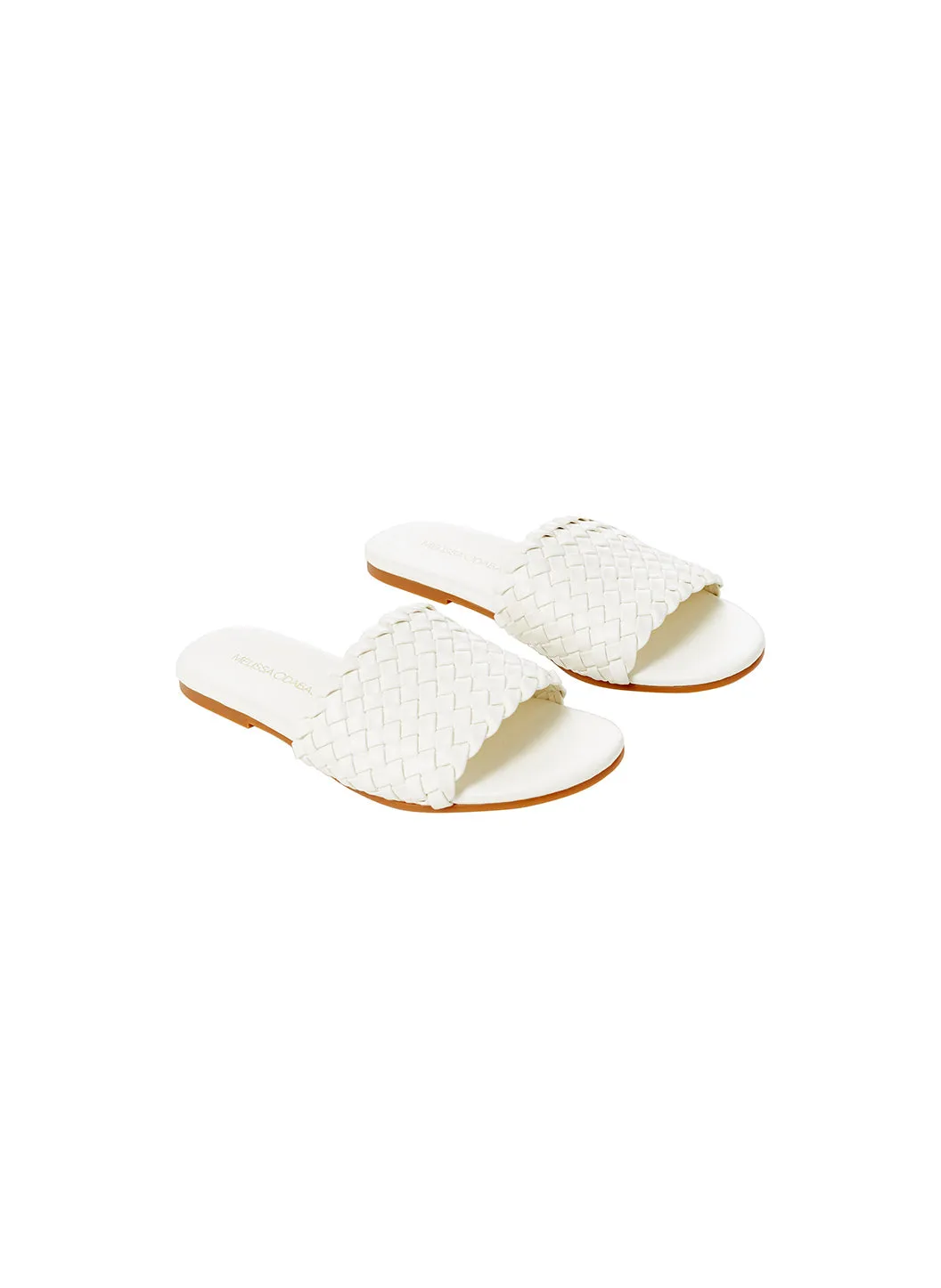 Woven Sliders White